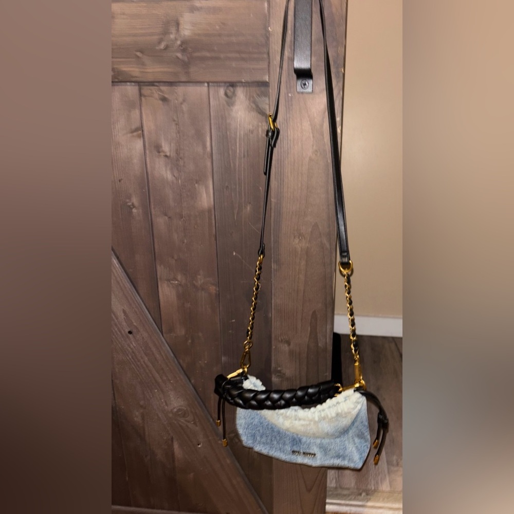 NEW Steve Madden Blue Denim Bag - Picture 4 of 4
